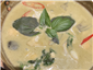 green curry with prawns